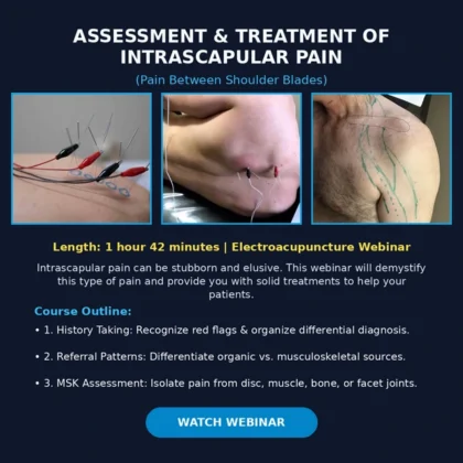 Assessment & Electro-Acupuncture Treatment of Intrascapular Pain